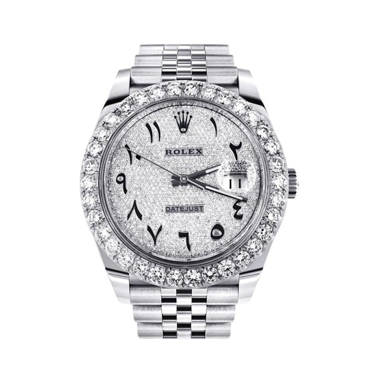 Datejust 126300 "Iced Out Arabic Dial"